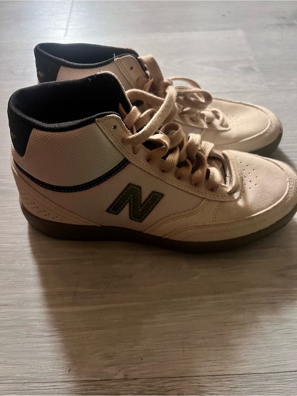 New Balance Men's Tan High-Top Sneakers - Picture 2 of 5